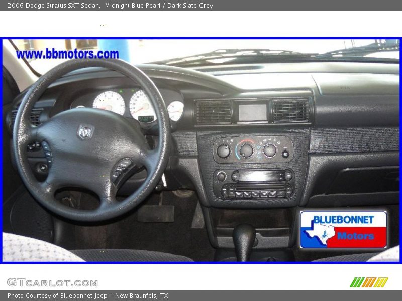 Midnight Blue Pearl / Dark Slate Grey 2006 Dodge Stratus SXT Sedan