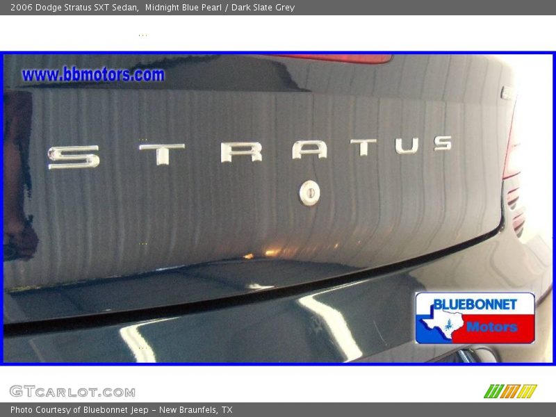 Midnight Blue Pearl / Dark Slate Grey 2006 Dodge Stratus SXT Sedan