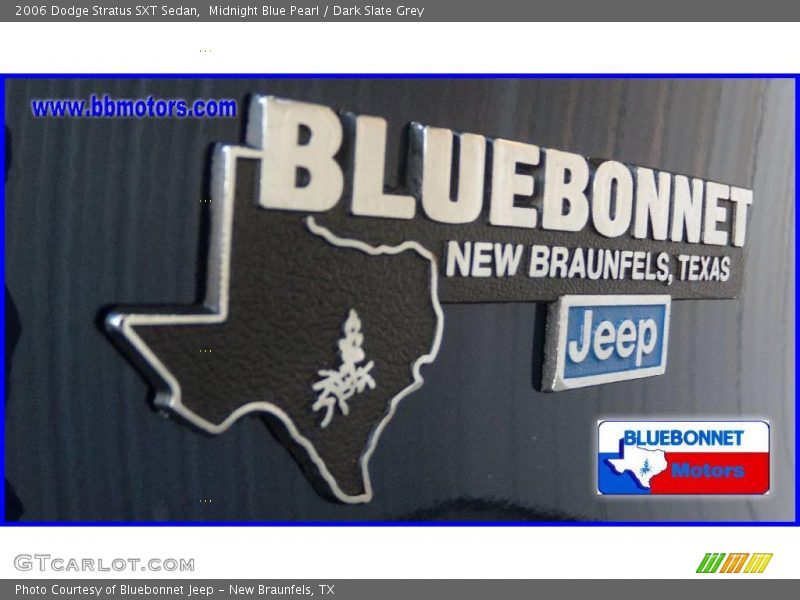 Midnight Blue Pearl / Dark Slate Grey 2006 Dodge Stratus SXT Sedan