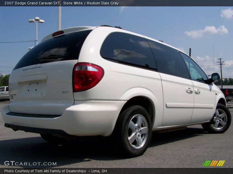 Stone White / Medium Slate Gray 2007 Dodge Grand Caravan SXT