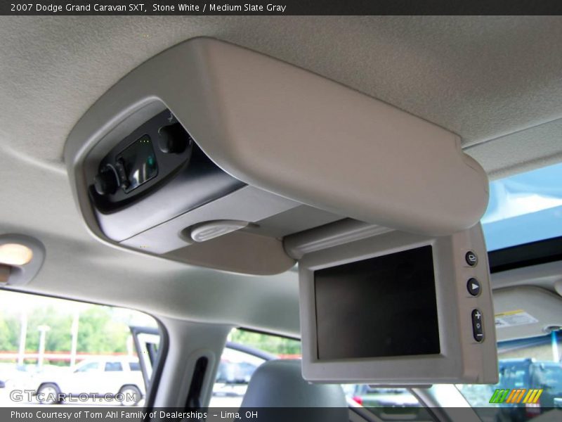 Stone White / Medium Slate Gray 2007 Dodge Grand Caravan SXT