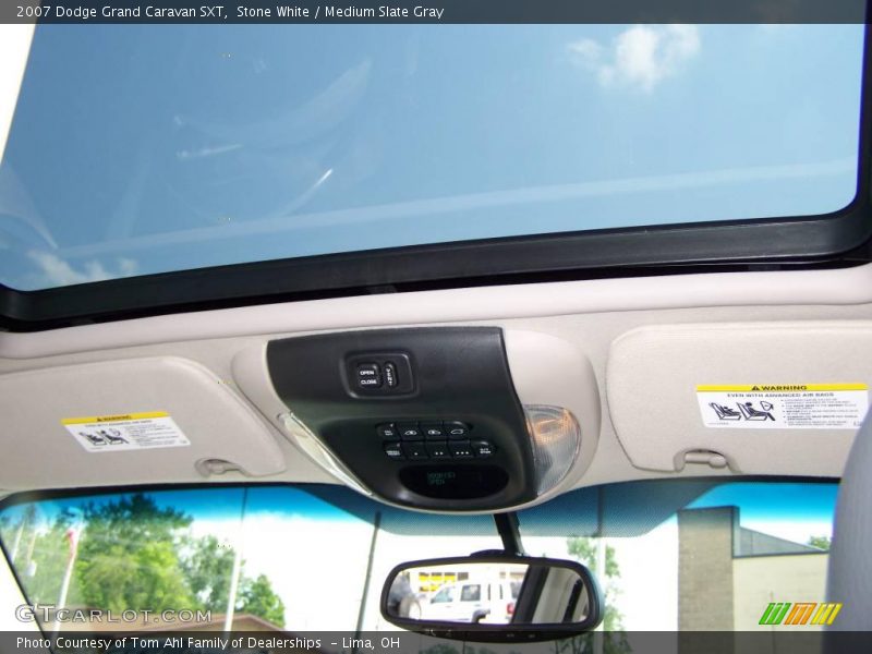 Stone White / Medium Slate Gray 2007 Dodge Grand Caravan SXT