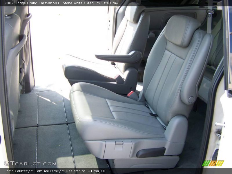 Stone White / Medium Slate Gray 2007 Dodge Grand Caravan SXT