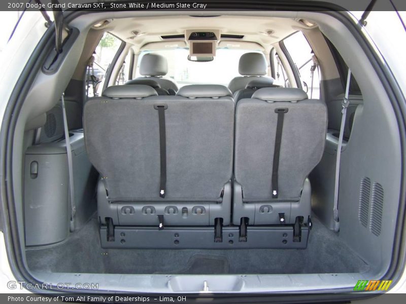 Stone White / Medium Slate Gray 2007 Dodge Grand Caravan SXT