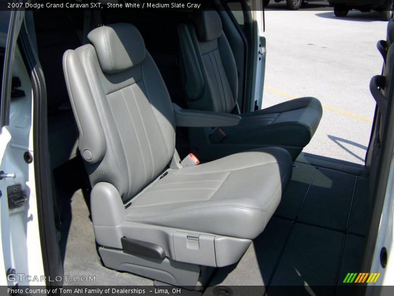 Stone White / Medium Slate Gray 2007 Dodge Grand Caravan SXT