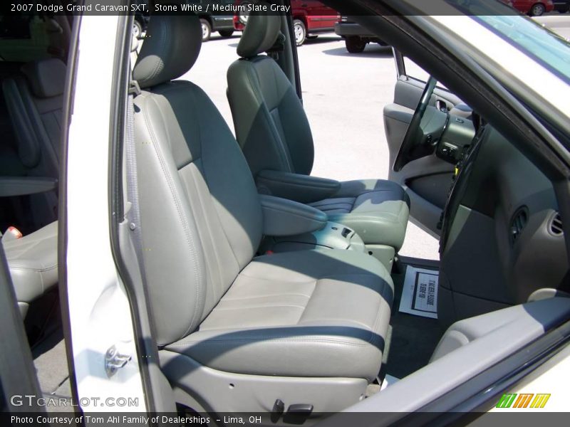 Stone White / Medium Slate Gray 2007 Dodge Grand Caravan SXT