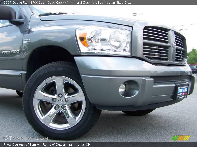 Mineral Gray Metallic / Medium Slate Gray 2007 Dodge Ram 1500 Sport Quad Cab 4x4