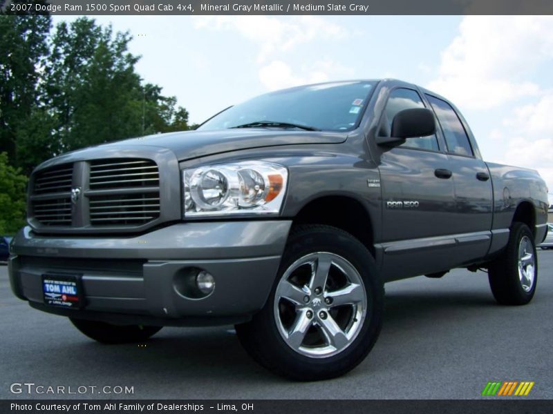 Mineral Gray Metallic / Medium Slate Gray 2007 Dodge Ram 1500 Sport Quad Cab 4x4