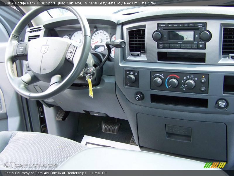 Mineral Gray Metallic / Medium Slate Gray 2007 Dodge Ram 1500 Sport Quad Cab 4x4