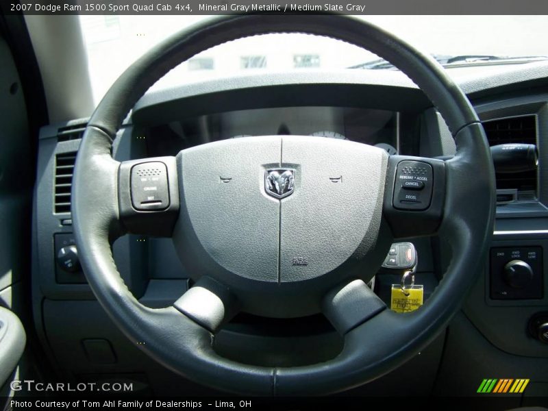 Mineral Gray Metallic / Medium Slate Gray 2007 Dodge Ram 1500 Sport Quad Cab 4x4