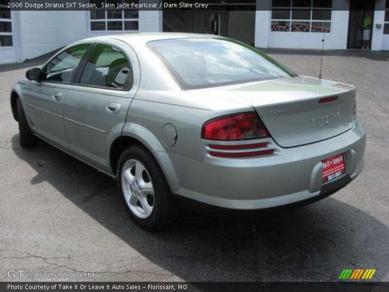 Satin Jade Pearlcoat / Dark Slate Grey 2006 Dodge Stratus SXT Sedan