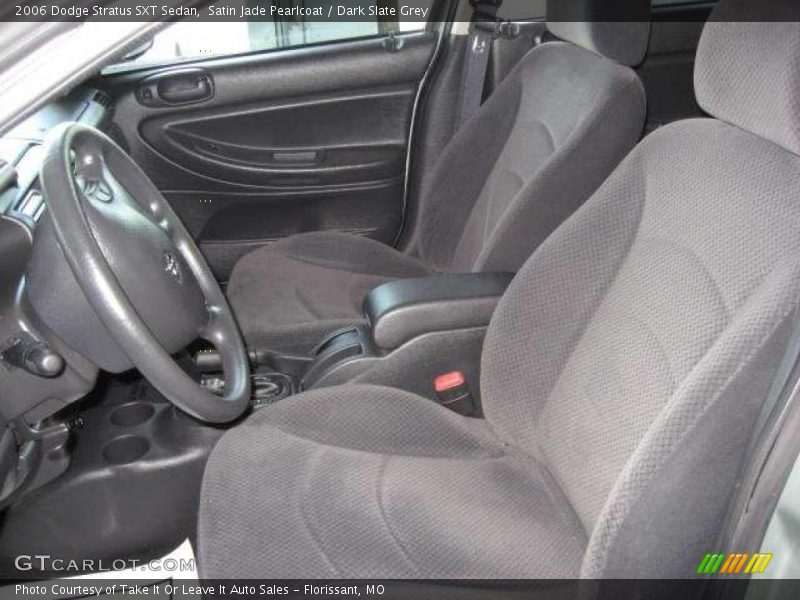 Satin Jade Pearlcoat / Dark Slate Grey 2006 Dodge Stratus SXT Sedan