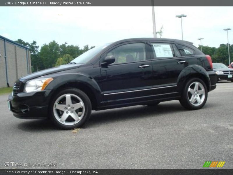 Black / Pastel Slate Gray 2007 Dodge Caliber R/T