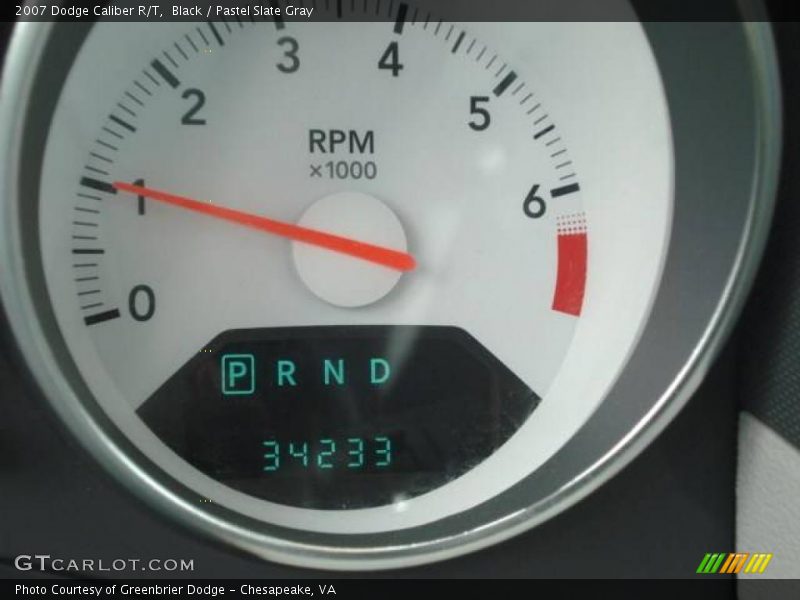 Black / Pastel Slate Gray 2007 Dodge Caliber R/T