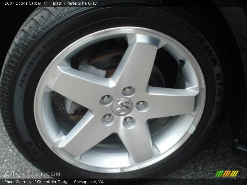 Black / Pastel Slate Gray 2007 Dodge Caliber R/T