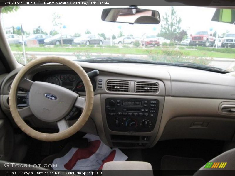 Merlot Metallic / Medium/Dark Pebble 2007 Ford Taurus SE