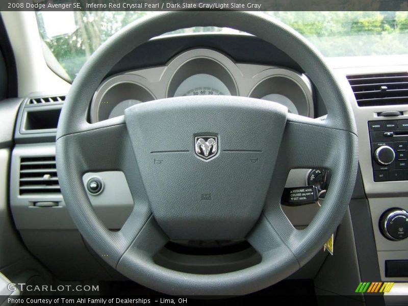 Inferno Red Crystal Pearl / Dark Slate Gray/Light Slate Gray 2008 Dodge Avenger SE