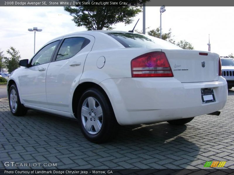 Stone White / Dark Slate Gray/Light Slate Gray 2008 Dodge Avenger SE