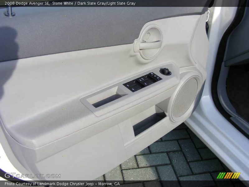 Stone White / Dark Slate Gray/Light Slate Gray 2008 Dodge Avenger SE
