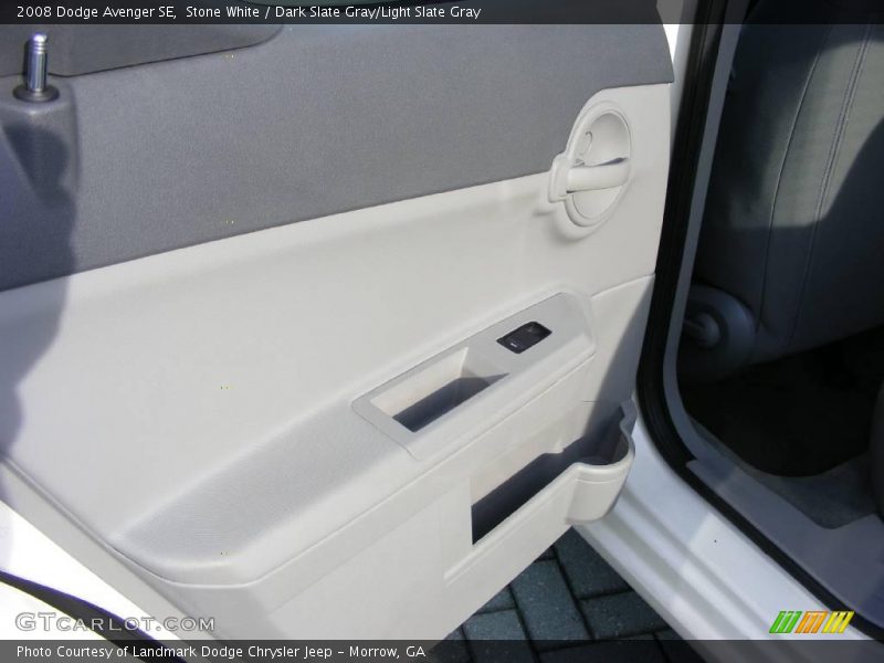 Stone White / Dark Slate Gray/Light Slate Gray 2008 Dodge Avenger SE