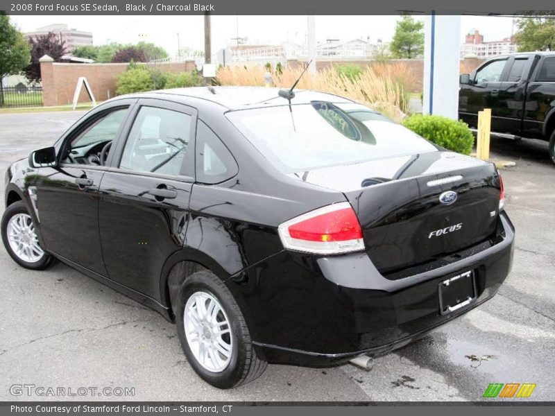 Black / Charcoal Black 2008 Ford Focus SE Sedan