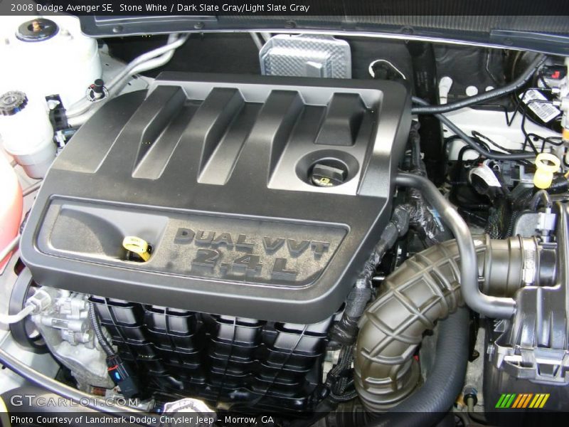 Stone White / Dark Slate Gray/Light Slate Gray 2008 Dodge Avenger SE