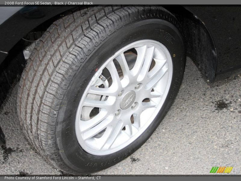 Black / Charcoal Black 2008 Ford Focus SE Sedan