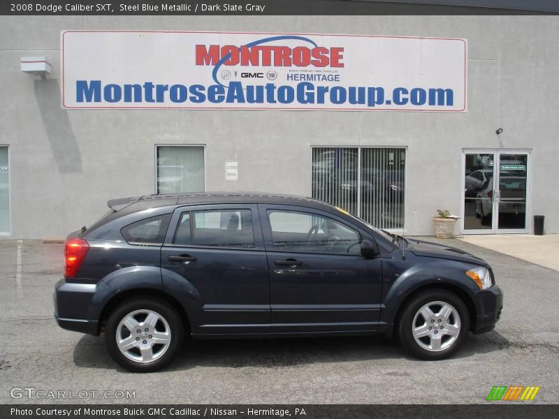 Steel Blue Metallic / Dark Slate Gray 2008 Dodge Caliber SXT