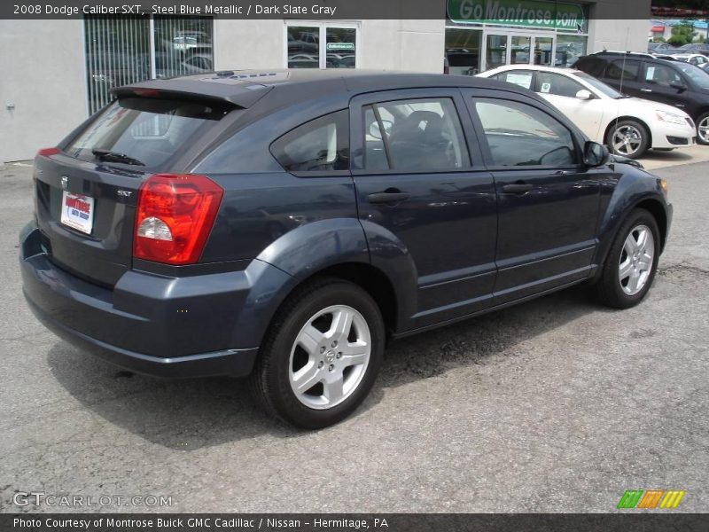 Steel Blue Metallic / Dark Slate Gray 2008 Dodge Caliber SXT