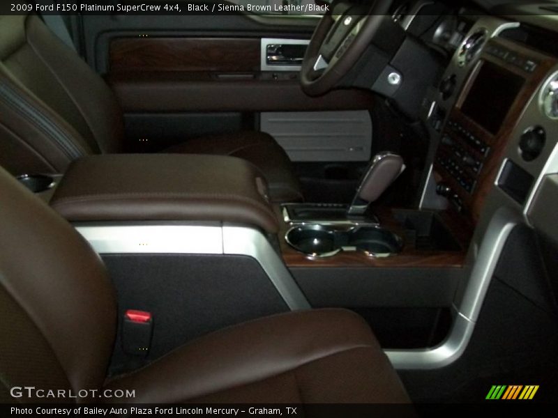 Black / Sienna Brown Leather/Black 2009 Ford F150 Platinum SuperCrew 4x4