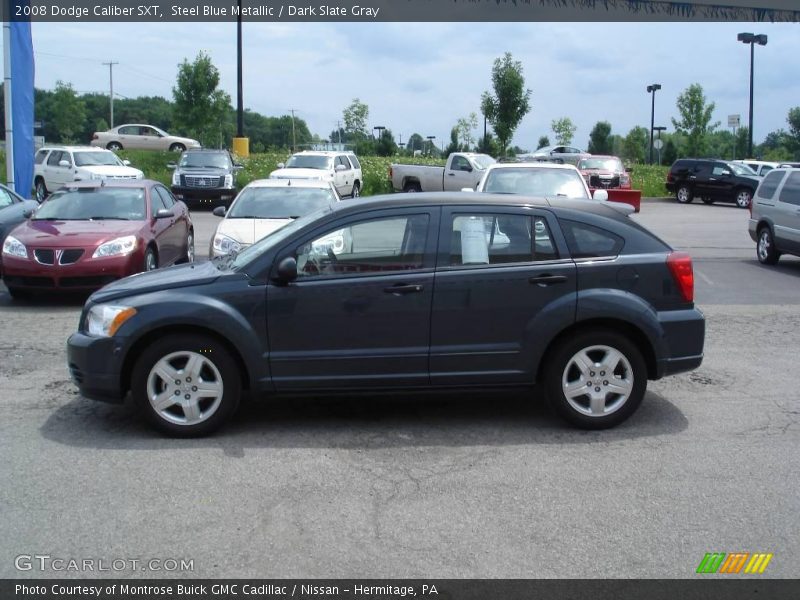 Steel Blue Metallic / Dark Slate Gray 2008 Dodge Caliber SXT