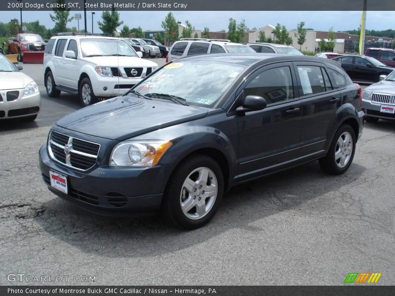 Steel Blue Metallic / Dark Slate Gray 2008 Dodge Caliber SXT