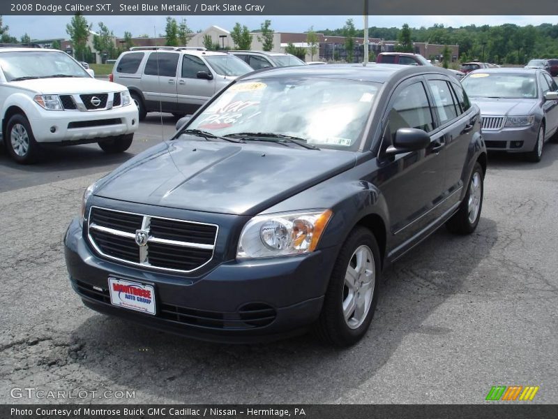 Steel Blue Metallic / Dark Slate Gray 2008 Dodge Caliber SXT