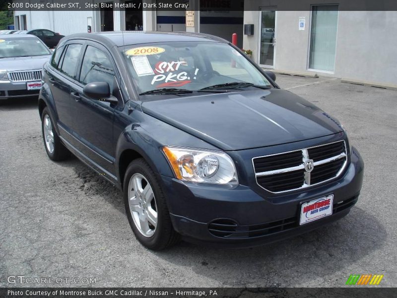 Steel Blue Metallic / Dark Slate Gray 2008 Dodge Caliber SXT