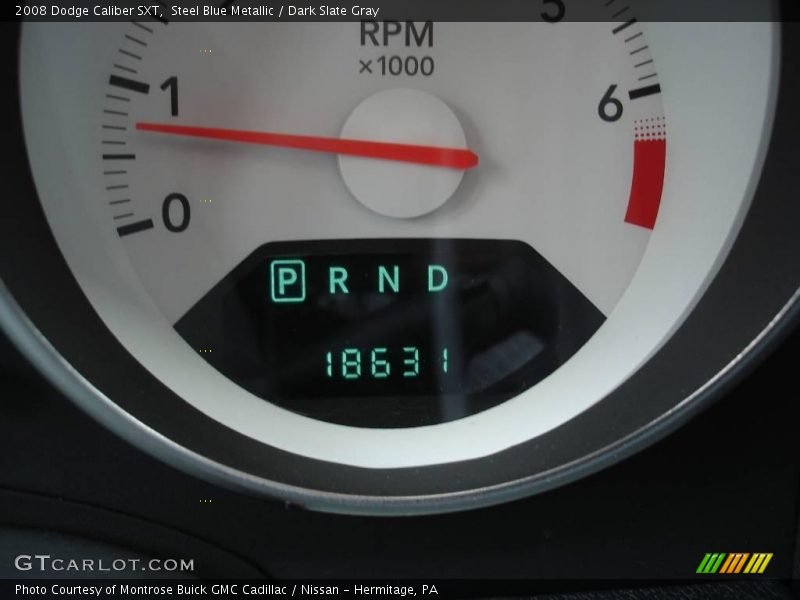 Steel Blue Metallic / Dark Slate Gray 2008 Dodge Caliber SXT