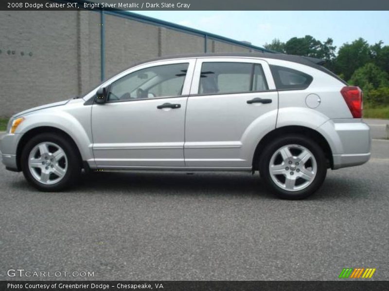 Bright Silver Metallic / Dark Slate Gray 2008 Dodge Caliber SXT