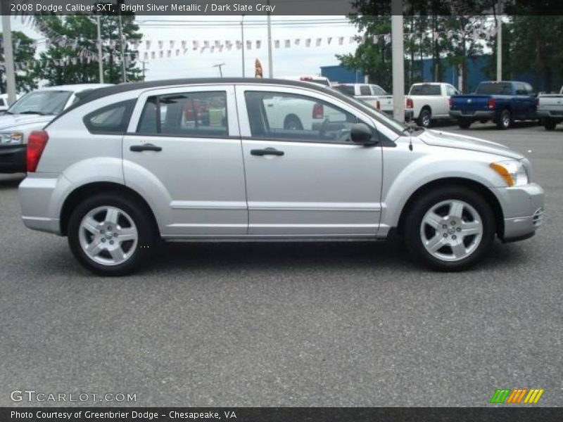 Bright Silver Metallic / Dark Slate Gray 2008 Dodge Caliber SXT