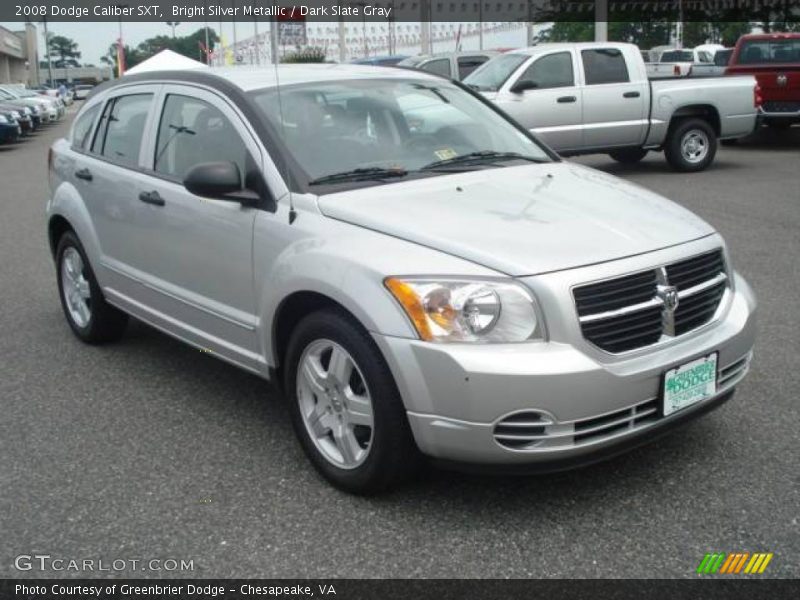 Bright Silver Metallic / Dark Slate Gray 2008 Dodge Caliber SXT