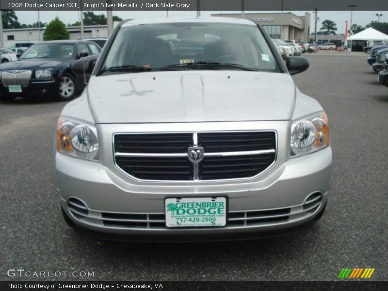 Bright Silver Metallic / Dark Slate Gray 2008 Dodge Caliber SXT
