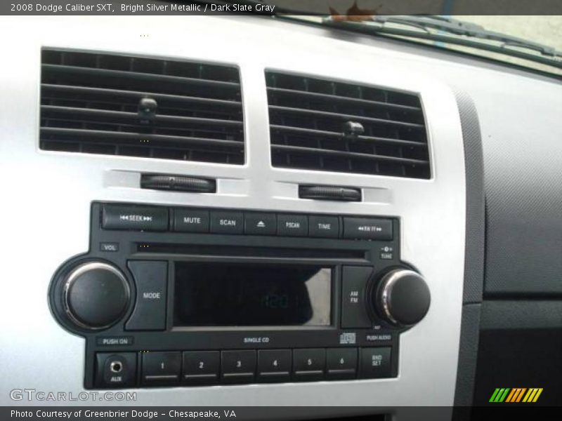 Bright Silver Metallic / Dark Slate Gray 2008 Dodge Caliber SXT