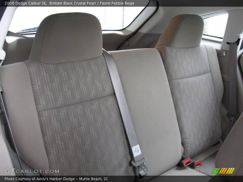 Brilliant Black Crystal Pearl / Pastel Pebble Beige 2008 Dodge Caliber SE