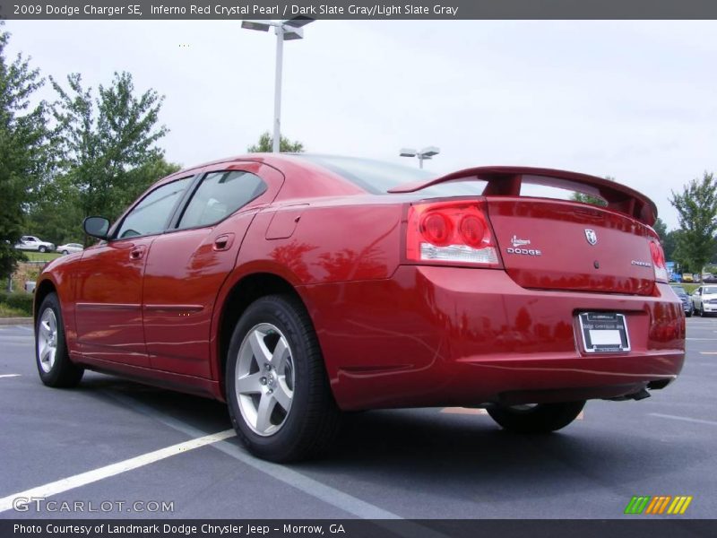 Inferno Red Crystal Pearl / Dark Slate Gray/Light Slate Gray 2009 Dodge Charger SE