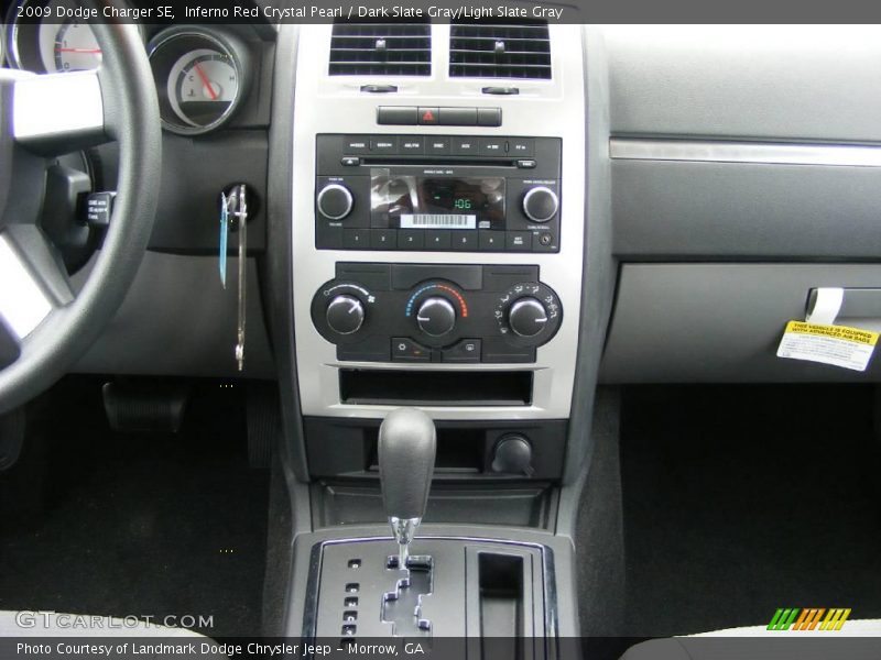 Inferno Red Crystal Pearl / Dark Slate Gray/Light Slate Gray 2009 Dodge Charger SE