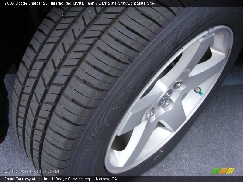 Inferno Red Crystal Pearl / Dark Slate Gray/Light Slate Gray 2009 Dodge Charger SE