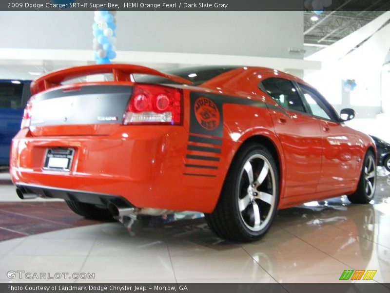 HEMI Orange Pearl / Dark Slate Gray 2009 Dodge Charger SRT-8 Super Bee