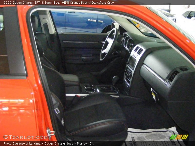 HEMI Orange Pearl / Dark Slate Gray 2009 Dodge Charger SRT-8 Super Bee
