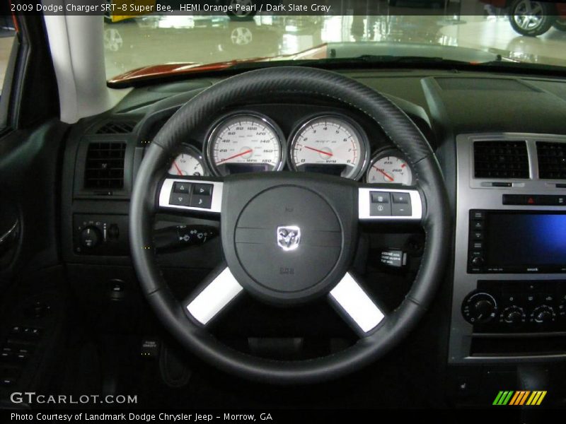 HEMI Orange Pearl / Dark Slate Gray 2009 Dodge Charger SRT-8 Super Bee