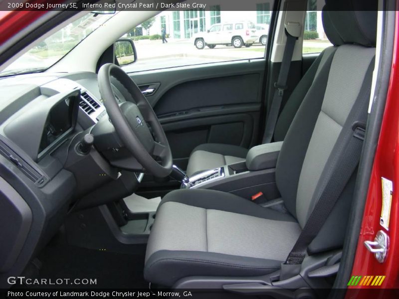 Inferno Red Crystal Pearl / Dark Slate Gray 2009 Dodge Journey SE