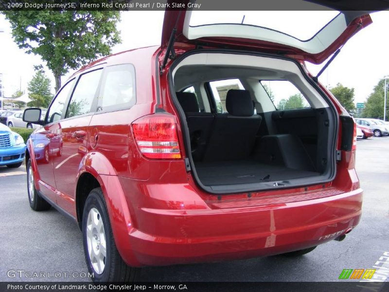 Inferno Red Crystal Pearl / Dark Slate Gray 2009 Dodge Journey SE