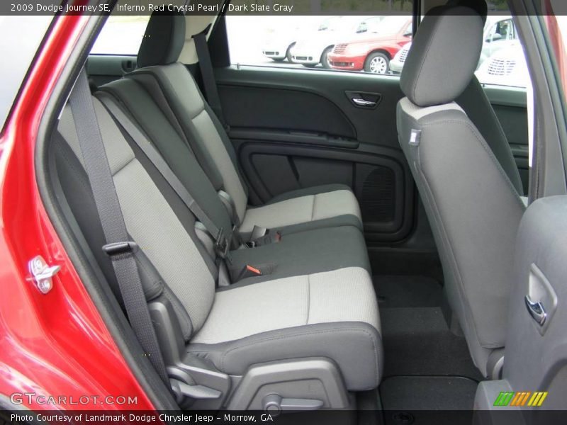 Inferno Red Crystal Pearl / Dark Slate Gray 2009 Dodge Journey SE